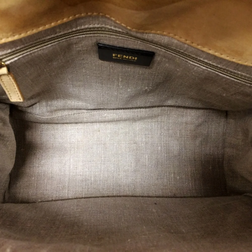 Fendi Silvana Black Leather Bag
